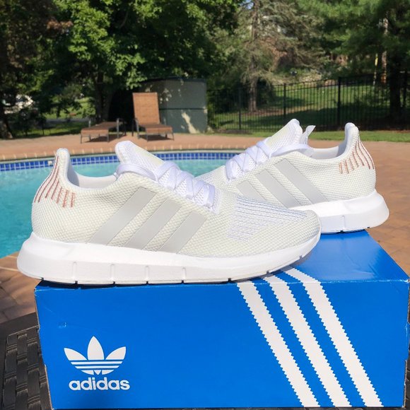 adidas Swift Run Women's White Trainers - Picture 8 of 15